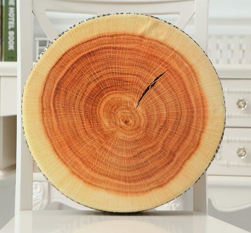 [dokidoki] Stump Log Cushion Plush Floor Cushion Sleeping Pillow Wood Pillow Camping Decor