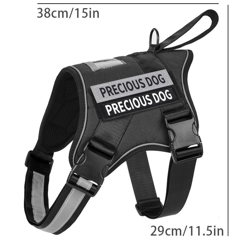 Dog Chest and Back Straps, Explosion-proof Reflective Strips, Dog Leashes, Anti-wandering Large Dog Leashes, Dog Walking Leashes