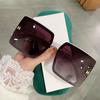 H Letter Polarized Sunglasses Women'S Large Frame, Sunglasses With Light Luxury And Thin Face Versatile Fashion Trend