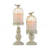 Creativity Retro Bird Cage Candle Holder Ornament Ironwork Candlestick Photography Wedding Restaurant Props Home Decor