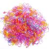 Black Thick Elastic Hair Bands: No-Damage Hair Ties for Women & Kids