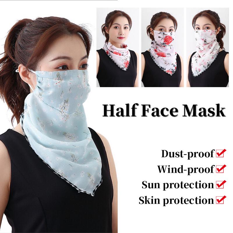 Tilloe Unisex Outdoor Printed Sunproof Neck Scarf Protective Mouth Cover Masks /& Shields