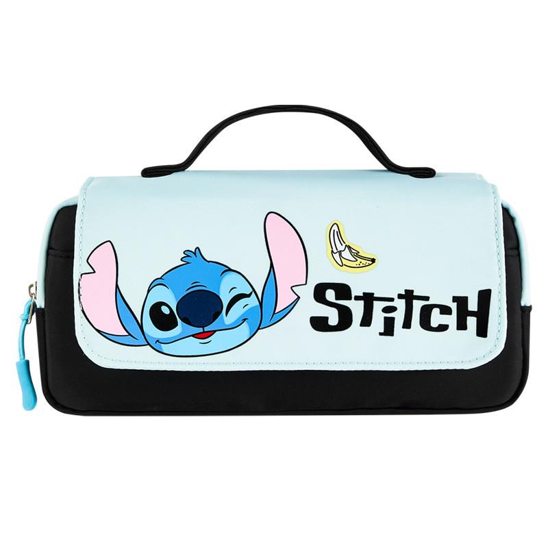 Mickey Mouse Large Capacity Double Layer Pencil Case With Cartoon Design For Kids And Students
