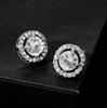 Stylish And Simple Round Point Diamond Stud Earrings, Personalized Earrings