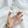 Hand Wire Wrap Iris Flower Bracelet Hollow Out Open Arm Bangle Upper Arm Cuff  Vacation Style