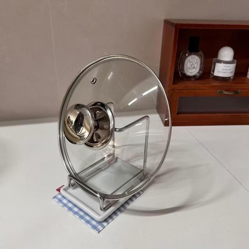 304 Stainless Steel Pot Lid & Cutting Board Holder