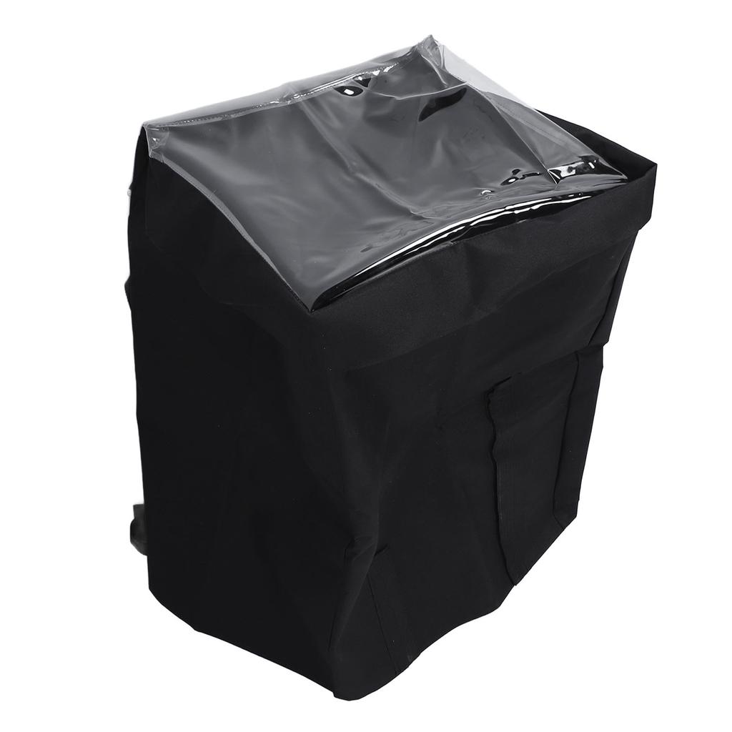 Heater Pump Cover Polyester Canvas Waterproof Spa Heater Pump Cover with Zipper and Transparent PVC