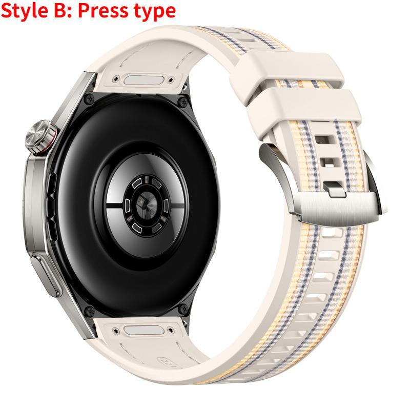 Silicone+Woven Strap For Huawei Watch GT6 Pro 46mm Sport Strap for Huawei Watch GT6 Pro 46mm Bracelet Correa Accessories