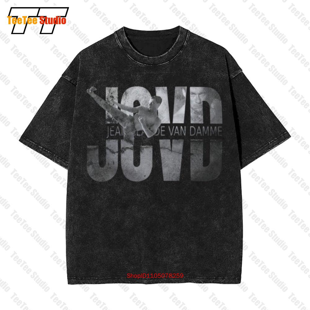 Jcvd Logo BW Jean Claude Van Damme Vintage Oversized TShirt TRMN S