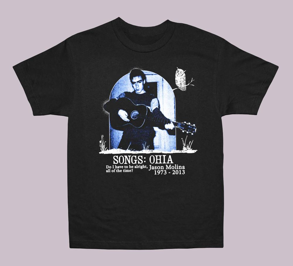 Songs Ohia RIP Jason Molina Cotton Black S-5XL T Shirt For Men TT506 Unisex T-Shirt XXXL