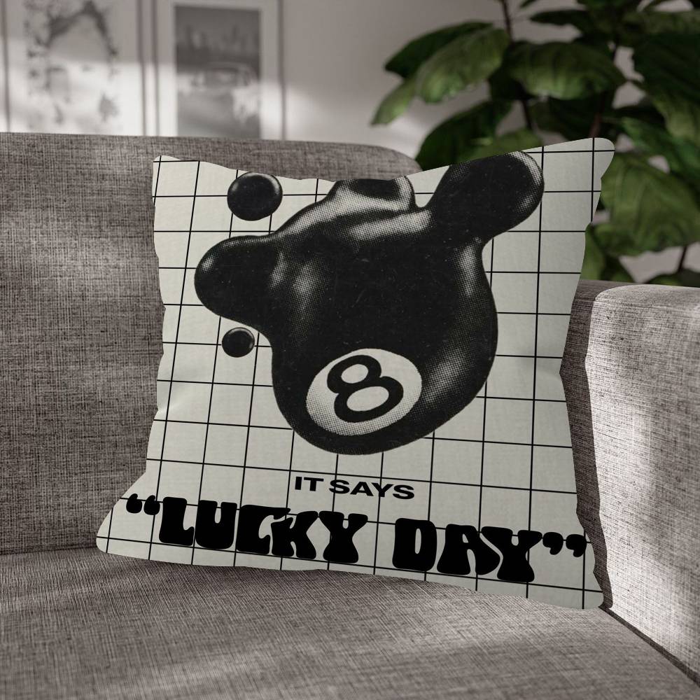Black And White No Ball Pillow Cover Soft Decor Throw Pillow Case xcm Couch Home Decor for Living Room Sofa Party Gift