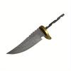 Handmade Damascus Steel Fixed Blade Knife Blanks Diy Semi-finished Billets Accessories outdoor Camping Hunting paring Tool Parts