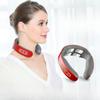 Four-head Cervical Spine Massager Electric Pulse Hot Compress Neck Massager Wireless Remote Control Neck Massage Neck Protector