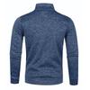 Men's Autumn Jacket Stand Collar Patchwork Slim Fit Zip Up Casual Streetwear Men Coat