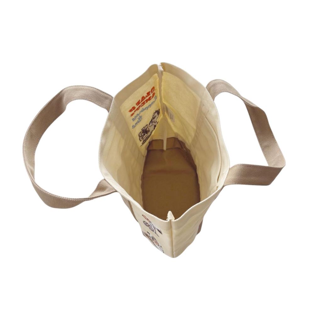 Snoopy Embroidered Tote Bag Snack Time Peanuts [Small Planet] [Tote Bag] /