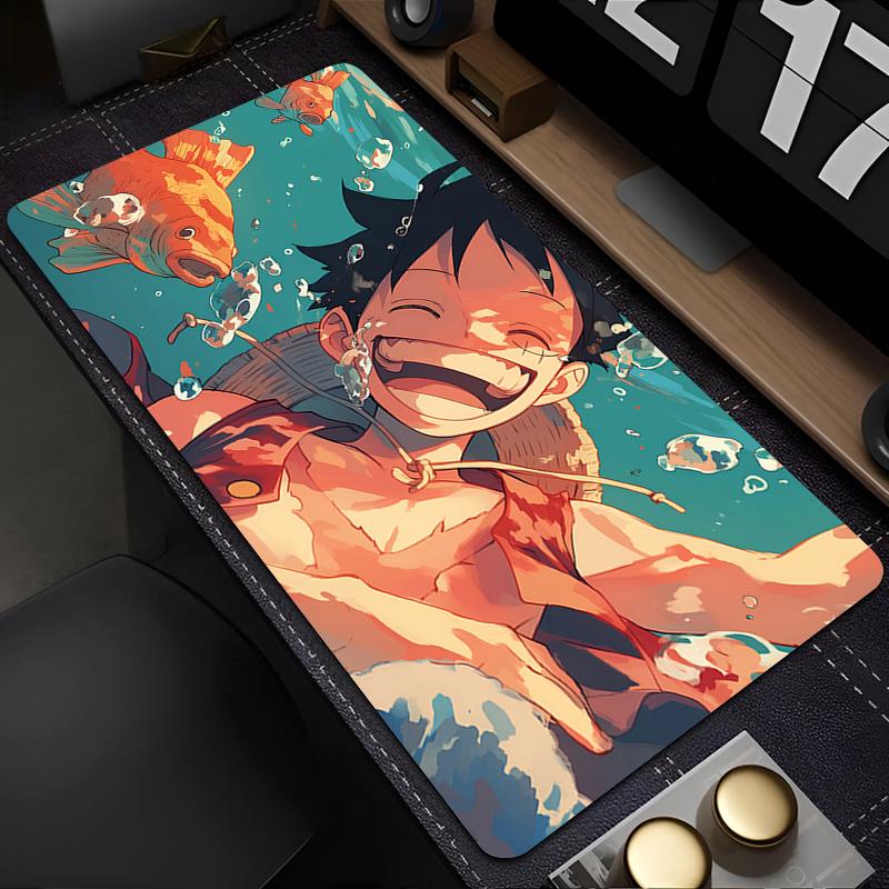 

Gaming Mouse Pad one piece luffy Anime XXL Computer Gamer Desk Mouse Mat For CS GO Office Laptop Kawaii Rubber Mousepad 30x60x0.2cm