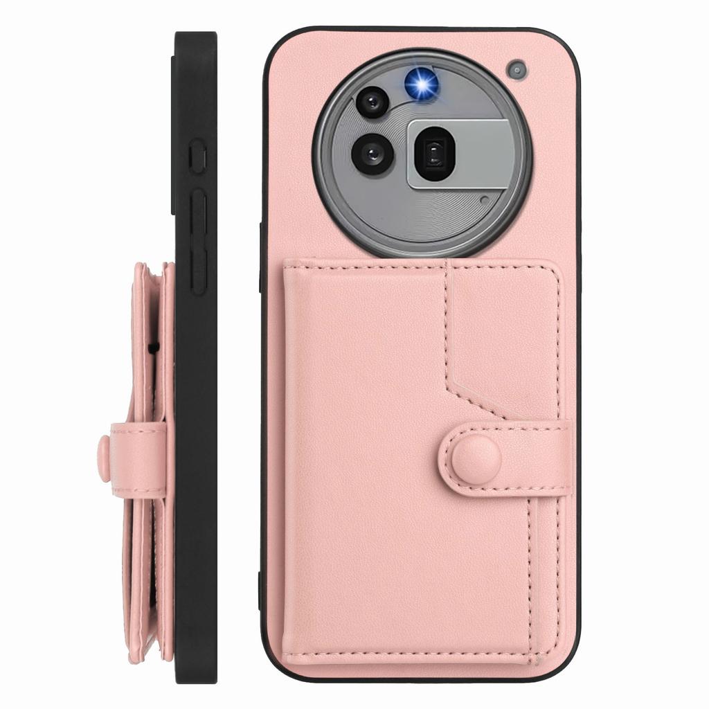 For Nothing Phone (3a) Pro Case RFID Blocking Card Holder Kickstand TPU+PU Leather Phone Back Cover