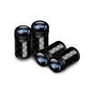 For Honda cco4PCS Carbon Fiber Car Wheel Tire Valve Stem Caps Metal valve Accessories for Ford Ranger Kuga Focus Shelby Mustang CMax Stracing