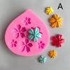 3D Cherry Blossoms Flowers Silicone Mold Diy Sugarcraft Chocolate Fondant Cake Decorating Birthday Wedding Party Baking Mold