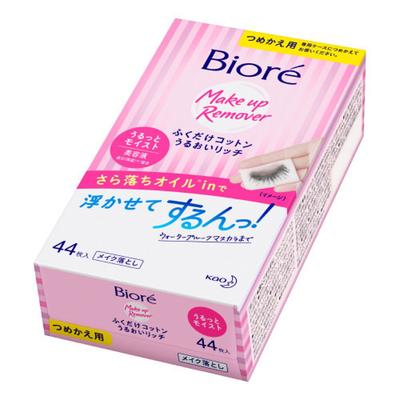 Biore Wipe Cotton Moisturizing Rich Moisturizing Navulling 44 Vellen 157ml 