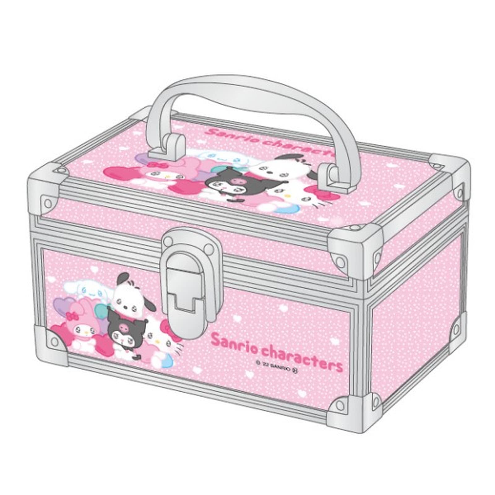 

K Company Sanrio Vanity Case Sanrio Characters H90 x W165 x D100mm CVC1-SAC