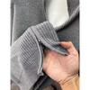 Herren einfarbige Strickjacke mit Reißverschluss - Vielseitige schmale Passform Herbst/Winter Stehkragen Jacke