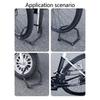 Folding Bicycles Security Lock Weather proof Foldable Bike Lock Rustproof Lock with 2 Key For Commuters Secure Cycling