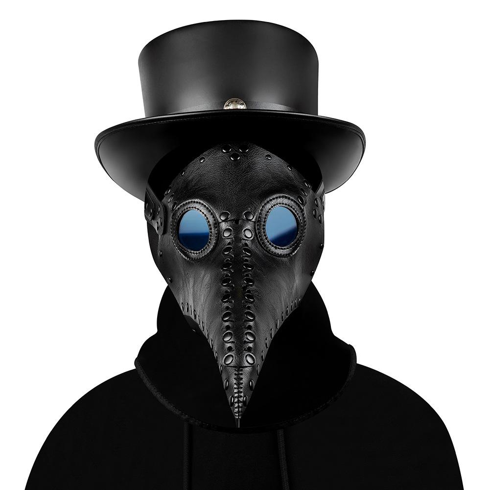 Halloween Mask Plague Doctor Hood Witch Party Decoration Cosplay Masquerade Props