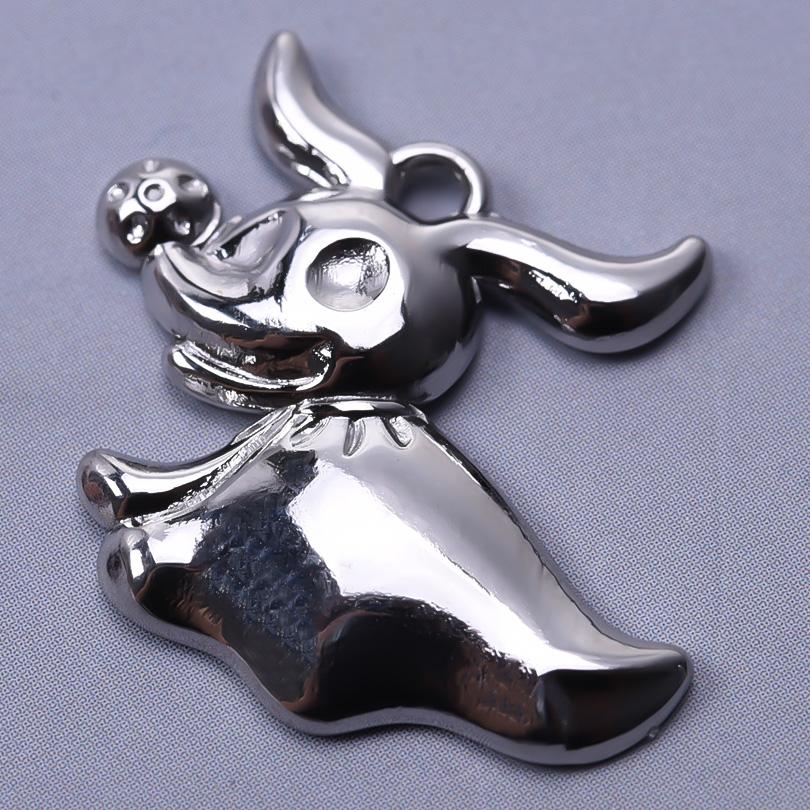 6pcs/Lot Insect Pendant Silver Color Stainless Steel Butterfly Charms For Jewelry Making Supplies DIY Necklace Earrings Pendants