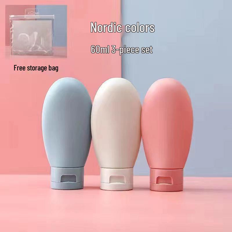 Travel Refill Bottle Set - 30ml, 60ml, 100ml Soft Tubes for Cosmetics, Shampoo, and Lotion