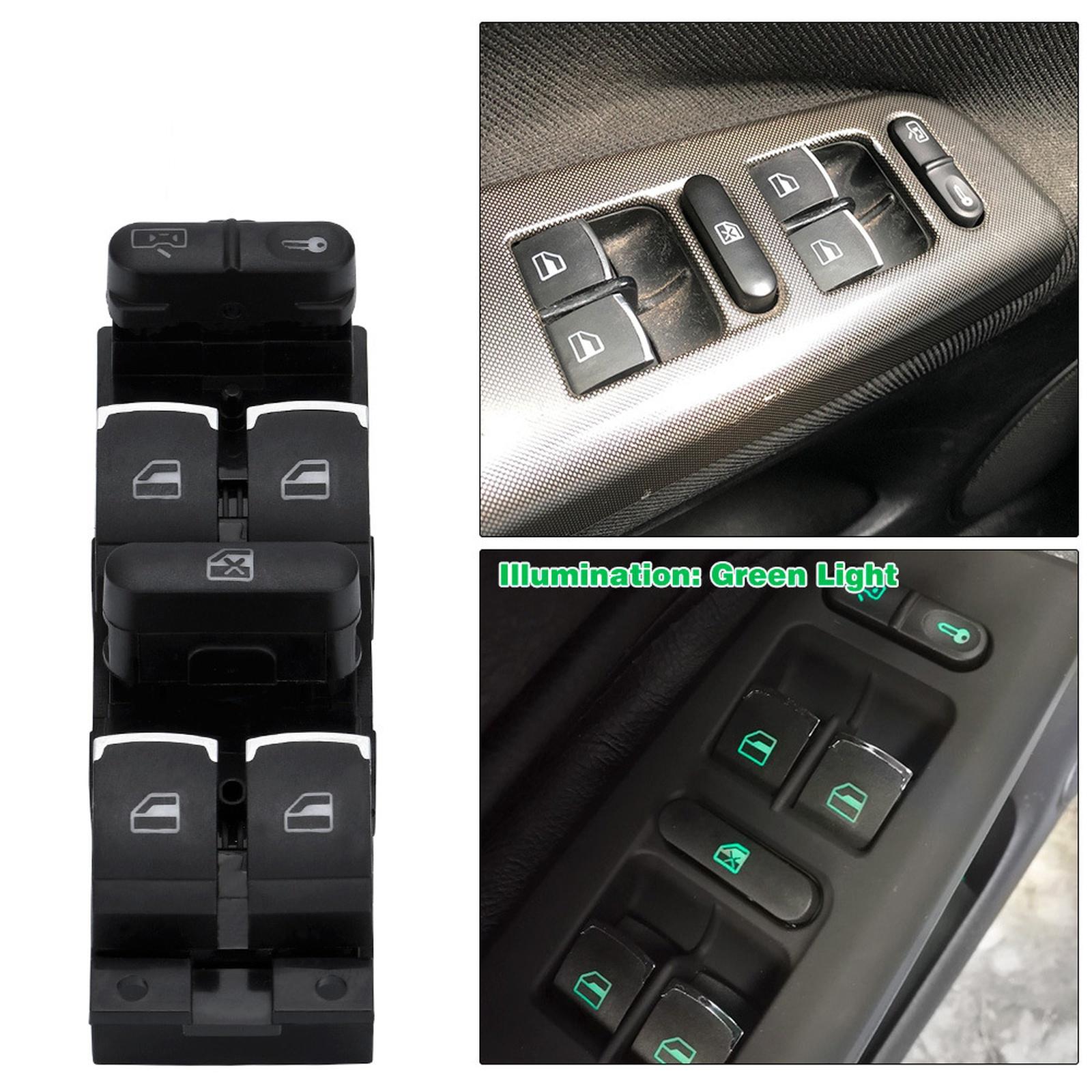 

Chrome Master Window Controller For Golf MK4 Passat B5 Driver Side 3BD959857 3BD 959 857 1998-2005 One Size