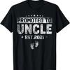 Herren Befördert zum Onkel Gegründet 2021 Neues Geschenk für Papa T-Shirt