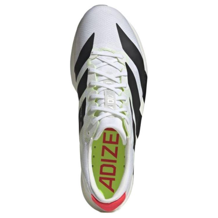 Adidas Adizero Adios 9 Bianco Nero Argento Metallizzato Scarpe da Ginnastica da Uomo Bianco Nuvola Nero Nucleo IF9419