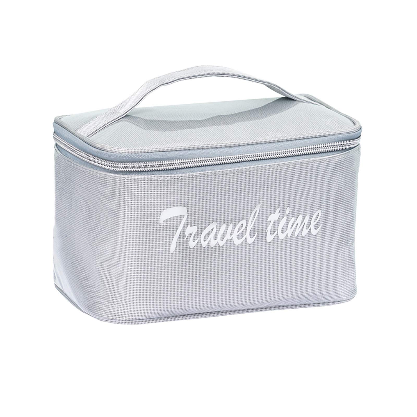 

Водонепроницаемая косметичка для макияжа, маленькая, идеально подходит для хранения косметики и для бизнеса, большая, простая конструкция, косметичка, косметичка, коробка, хранение, органайзер,