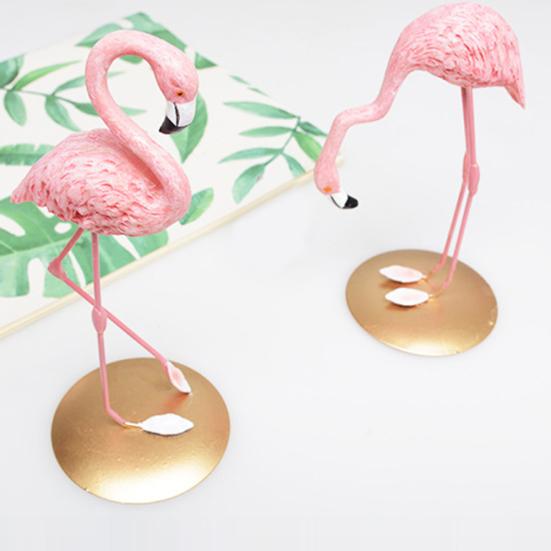 Cute Pink Flamingo Ornament Crafts Table Home Party Birthday Decoration Gift