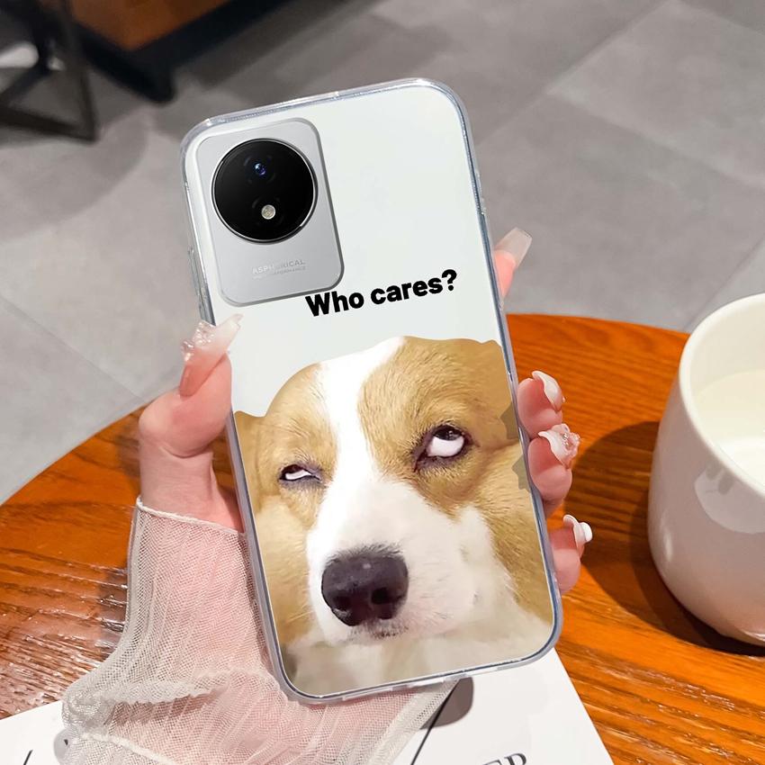 For Vivo Y02 Y02A Y02S Y10 Y11 Y12 Y12a Y13 Y15 Y15a Y16 Y17 Y19 Clear TPU Case Ocean Whale Pattern Anti Drop Back Cover For Vivo Silicone Phone Shell