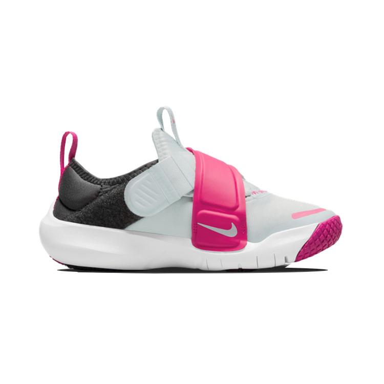 Nike Flex Advance Casual Slip Resistant Abrasion Resistant Low Top Kids' Running Shoes Gray Pink Kids' CZ0186-006