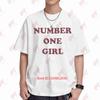 Number One Girl Rose Short Sleeve Tee Cotton TShirt