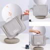 Multiple Grids Travel Cosmetic Bag Portable Hook Wash Bag Carry On Storage Bag