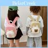 Childrens Cute Animal Pattern Canvas School Bag With Padded Straps For Toddlers And Kindergartners