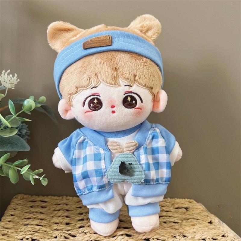 20cm Plush Doll Clothes Accessories Plush Doll Clothes Replacement Outfit Doll Mini Clothes