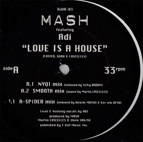 

12inch Record MASH, ADI - Love Is A House RJVA03 Ro-JAM 1999 UK Rap & Hip-Hop/R&B Used