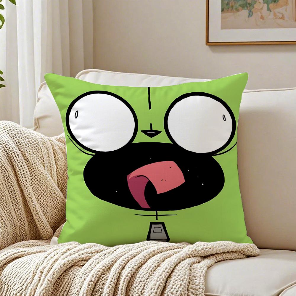 Animation I-Invader Cushion Cover Pillowcase Anti-Dustmite Living Room Sofa Decor Cushion Room