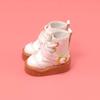 rakulifey Obitsu 11 Shoes, Boots for OB11, 5 Colors, Birthday Gift for Obitsu Doll 11cm (White)