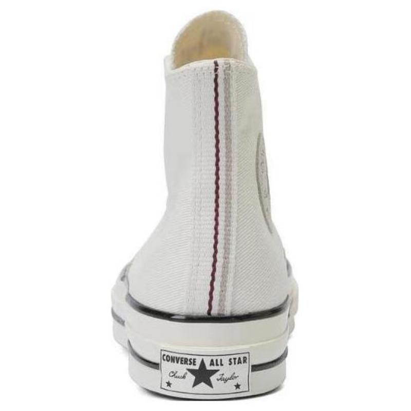 Converse Chuck 70 Comfortable & Versatile Wear-Resistant Balanced Sweat Absorption High-Top Espadrilles Unisex White