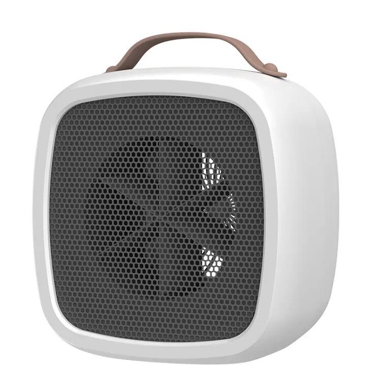 

Портативный небольшой обогреватель мощностью 500 Вт, быстрый нагрев, легкий настольный обогреватель с теплым воздухом, для использования в офисе, для дома, вентилятор 15*15*15 белый