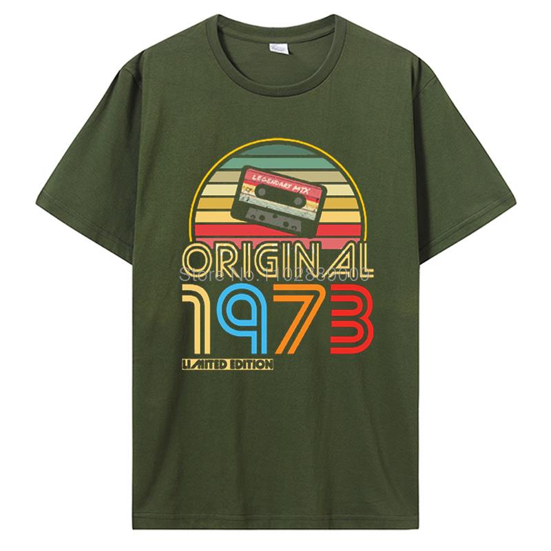 Old T Shirt Original Limited Edition 1973 Vintage T-shirt Funny Women Men Birthday Gift Printed Tshirt Harajuku Streetwear Tees