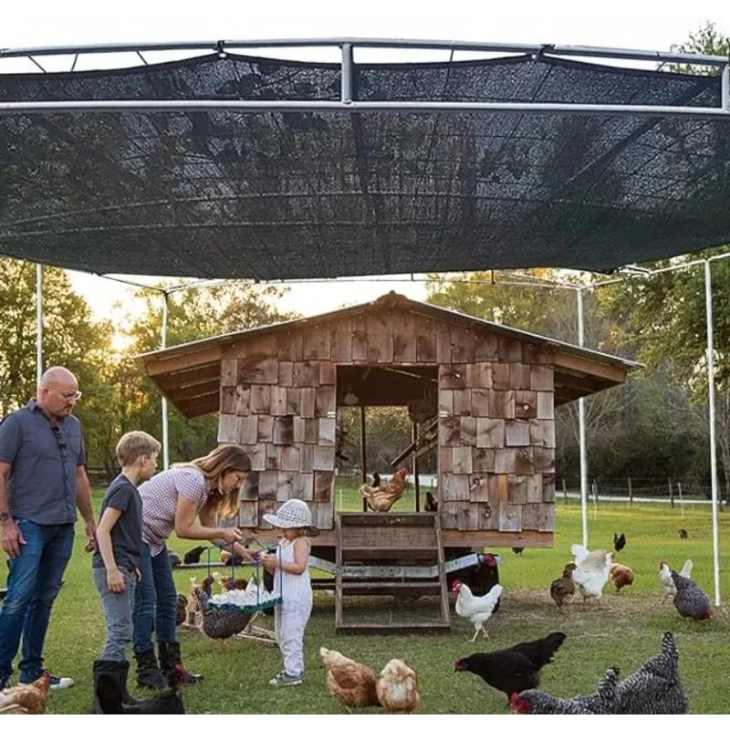 90% Schattierung Schwarz Sonnenschutznetz Garten Sukkulenten Pflanzen Sonnenschutz Gewächshaus Schattierabdeckung Pergola Sonnensegel Markise für den Außenbereich