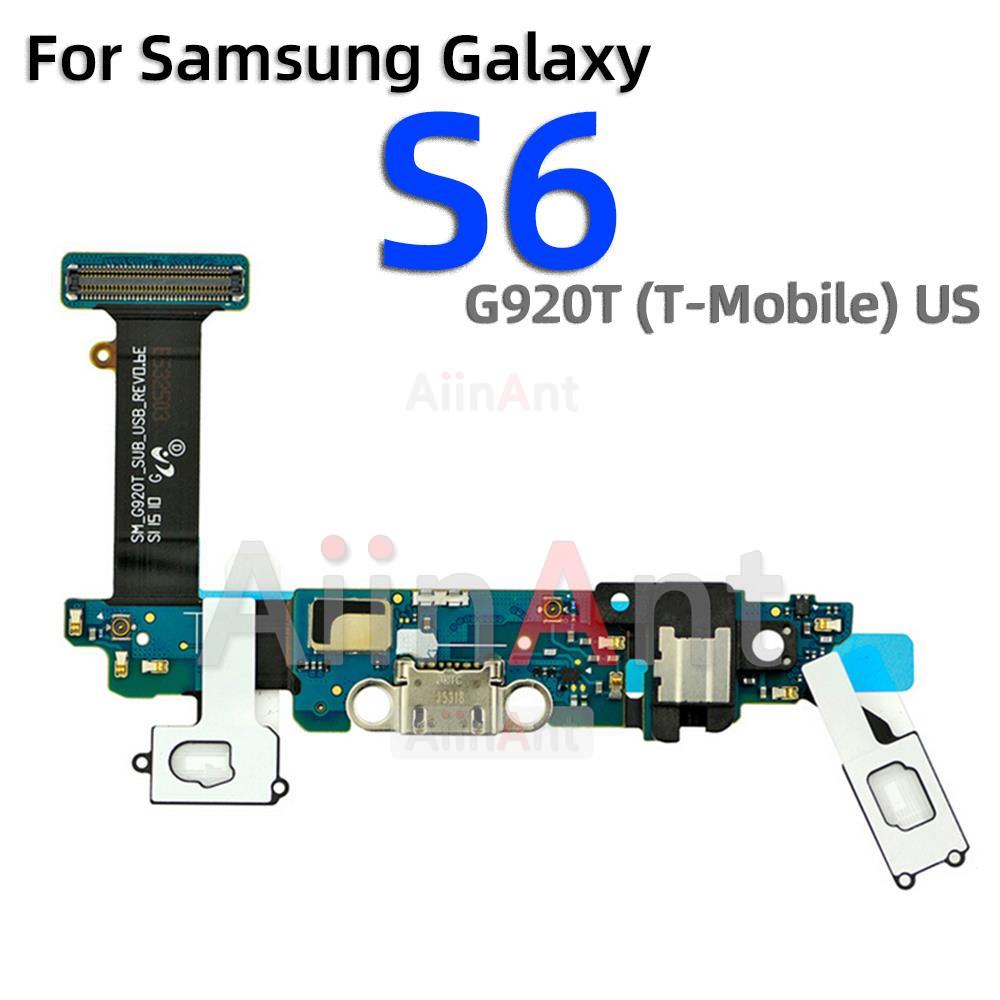 Aiinant USB Date Charging Dock Board Port Charger Flex Cable For Samsung Galaxy S6 S7 Edge G920A G925A G930A G935A