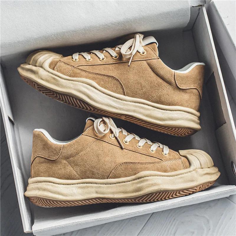 

Мода 2024 года, новые мужские парусиновые туфли, повседневные кроссовки, весна-осень, мужские вулканизированные туфли, высокое качество, дышащие, удобные, на плоской подошве, со шнуровкой 42 хаки